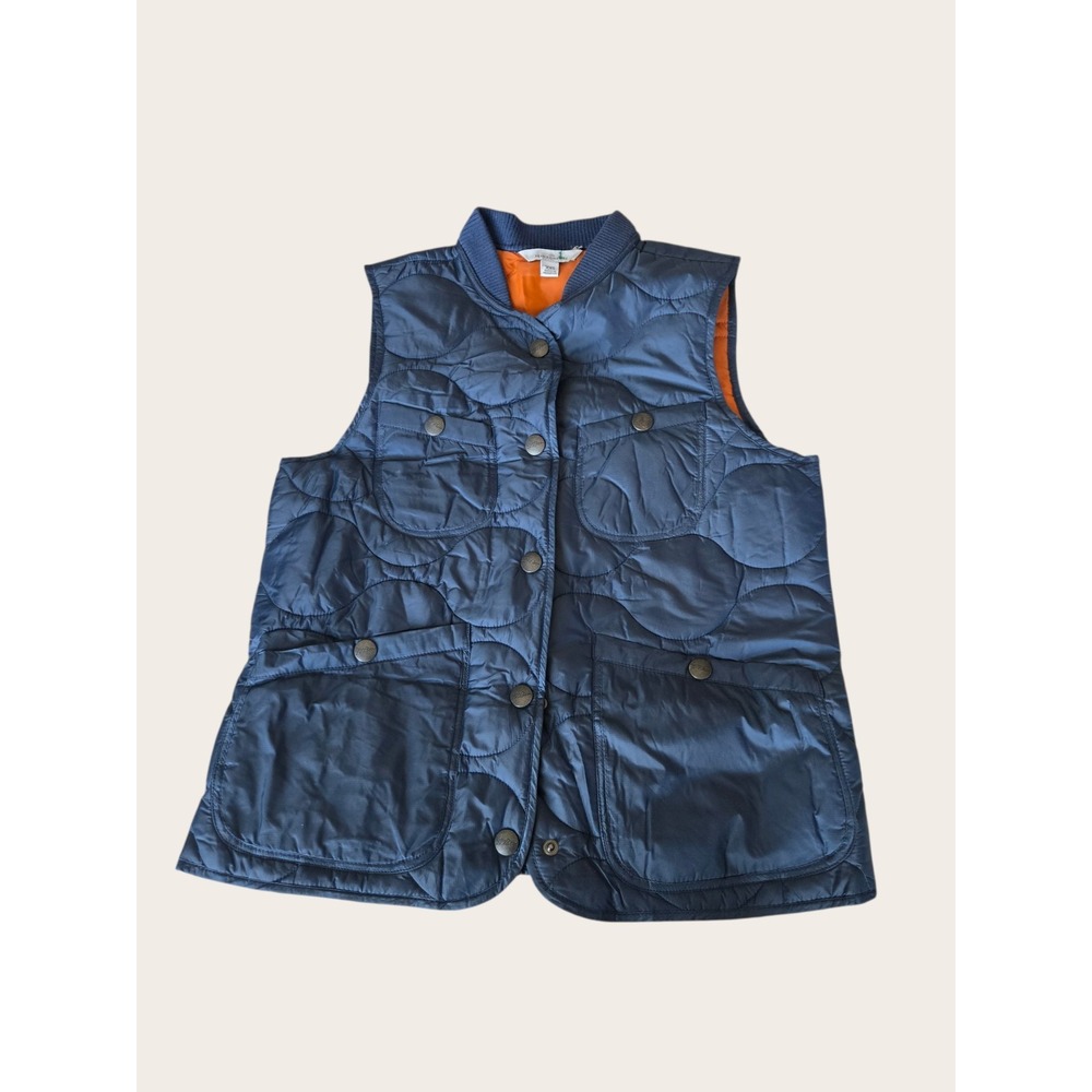 LL Bean Packable Quilted Vest Mariner Blue Primaloft  Size XXS
